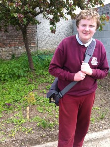 At the allotment!