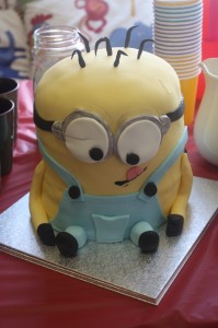 Our magnificent Minion cake!