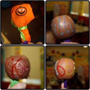 The toffee chocolate apples we made, they were yum!