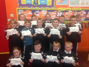 Do you like our sheep that we made for the altar in the church?