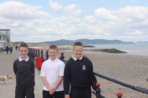 The harbour is perfect for Ben, Luke and Alan!