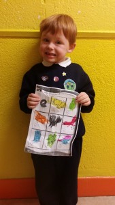 This great boy has been working really hard on his sounds- look how well he has done!